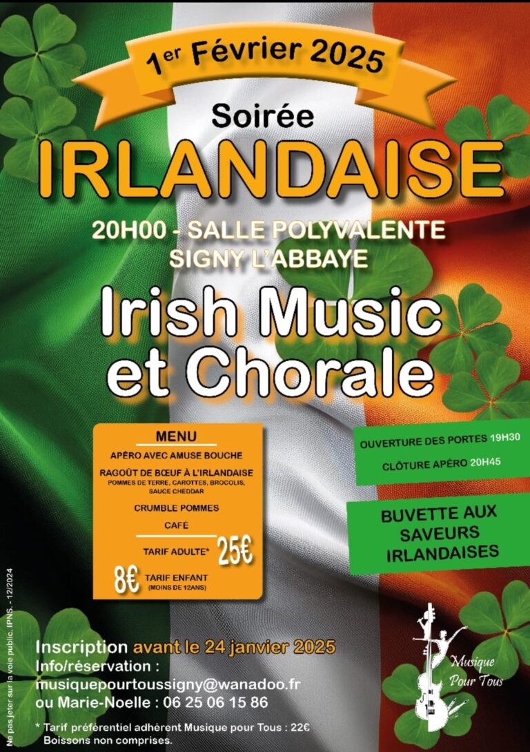 Soirée Irlandaise
